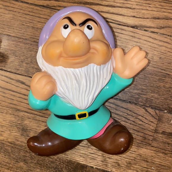 Disney Dwarfs Soft Rubber Set Set/6 Rare! DISNEY PRODUCTIONS - Picture 2 of 10